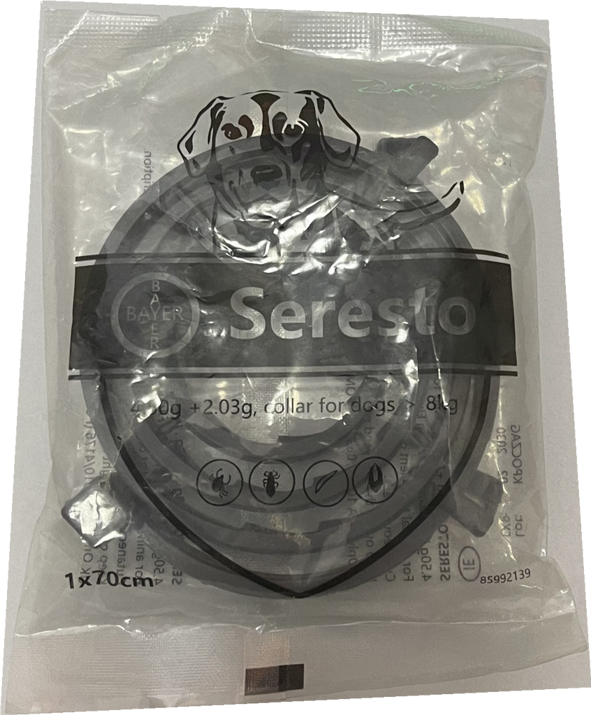 Seresto is a unique flea and tick collar for cats and dogs. The innovative collar is probably the longest lasting protection against fleas and ticks. This formula treats and prevents flea infestations for up to 8 months. Plus, it repels and controls paralysis ticks for 8 months.