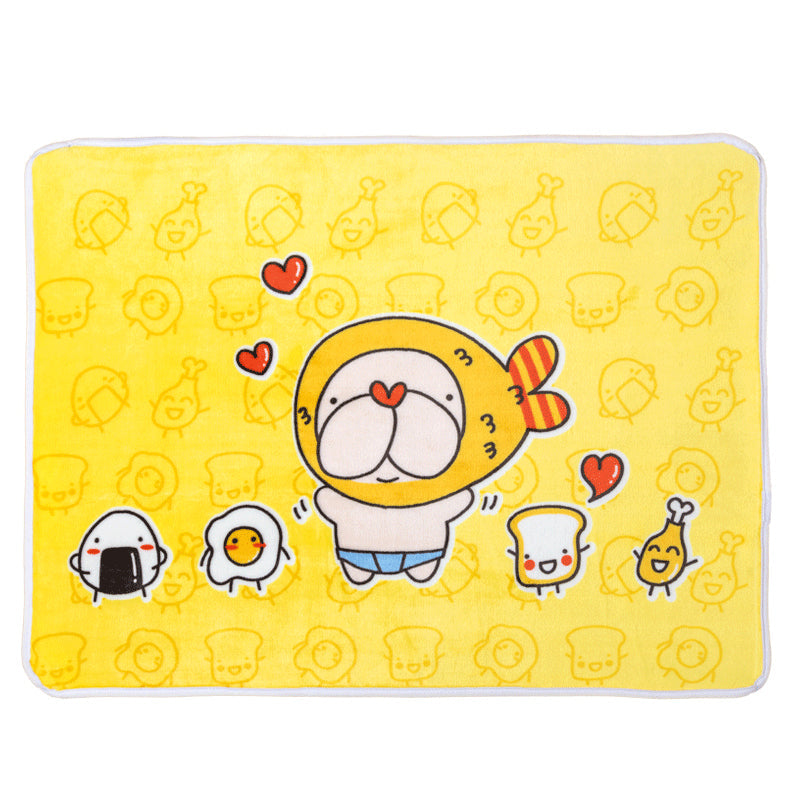 Blankets in warm colored flannel and with nice characters of your choice. Size: 100x120cm  - 100x70cm Yellow