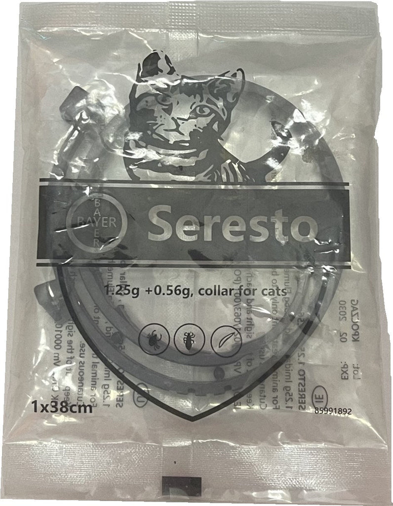 Seresto is a unique flea and tick collar for cats and dogs. The innovative collar is probably the longest lasting protection against fleas and ticks. This formula treats and prevents flea infestations for up to 8 months. Plus, it repels and controls paralysis ticks for 8 months.