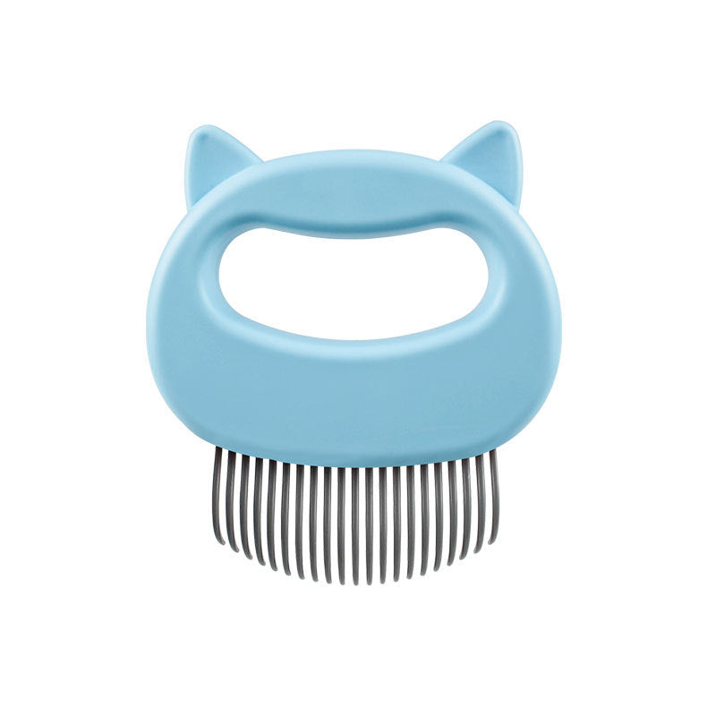 Cat massage comb. Tried and tested on our cat Odin, this longhaired frullball is loving to be brished, he lies down on the floor and stretches while we brush him. Great to remove matted fur.  Suitable for long-haired and short-haired cats  Material: ABS