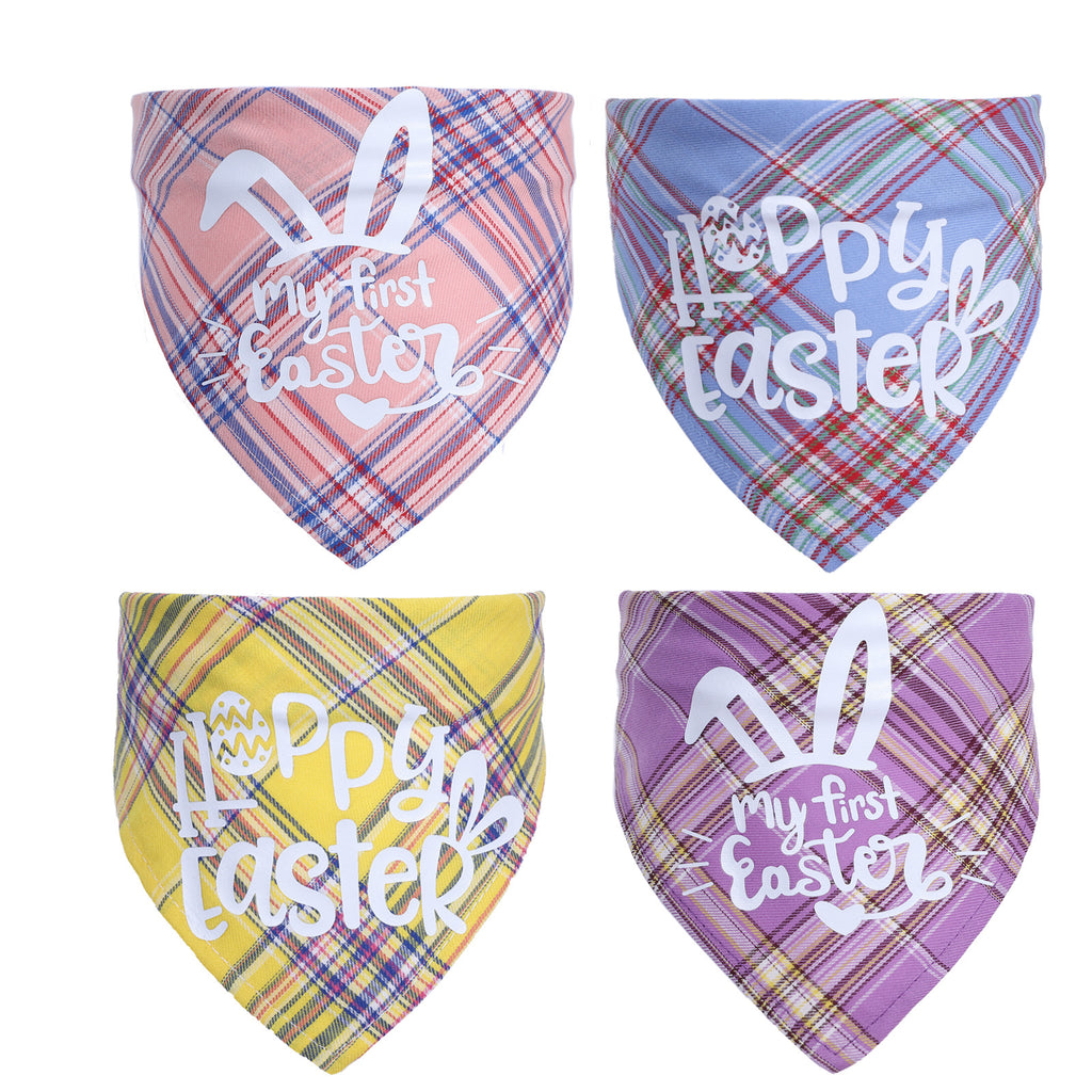 Order these twill weaving cotton happy easter bandannas for your kitty, puppy or yourself! I will make sure to post a matching photo with my cat Odin!