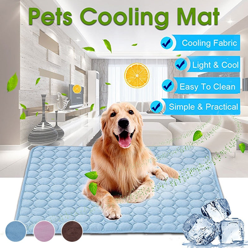 Cat or Dog Pets Cooling Mat - for hot summer days. A cat cooling mat can provide a number of benefits for cats on a hot day.