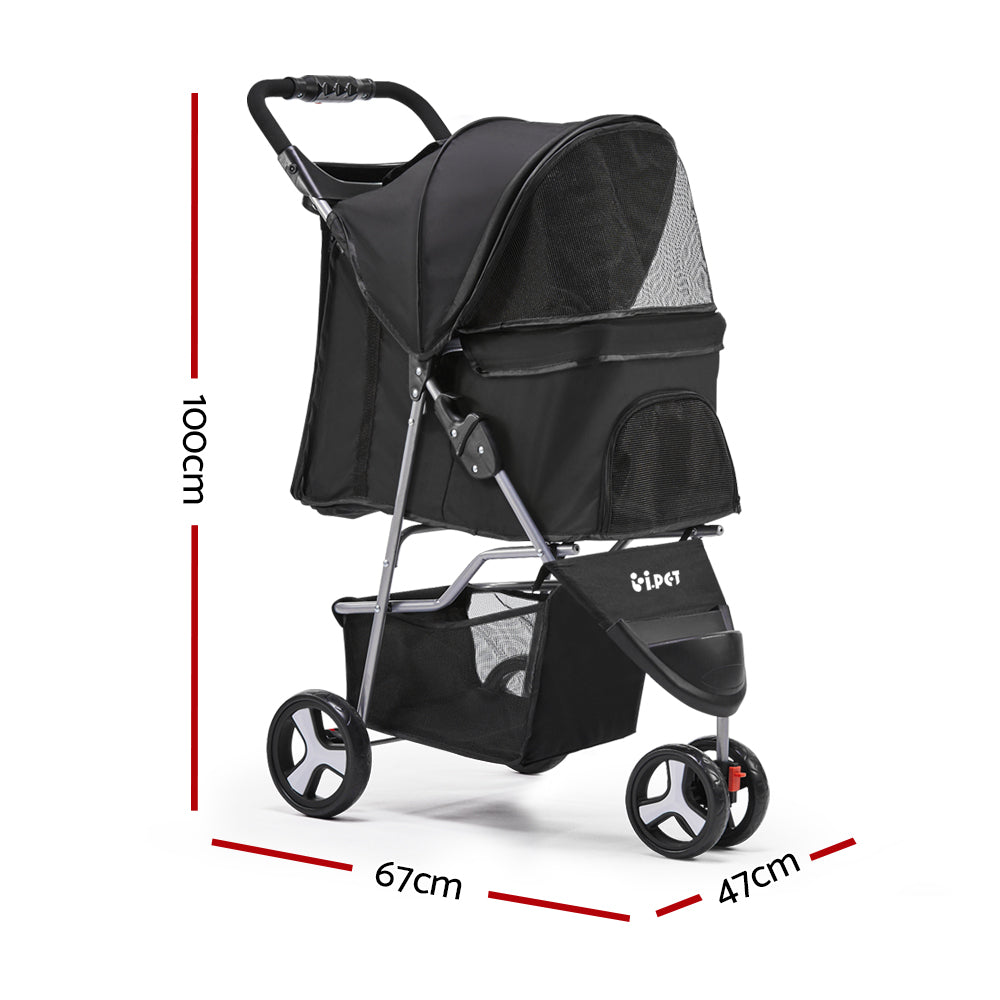 Need to take your small pet out for a walk with minimum hassle? You can, with the i.Pet Pet Stroller. It is sturdy, well-made, comfortable and comes with a host of pet-friendly features. 