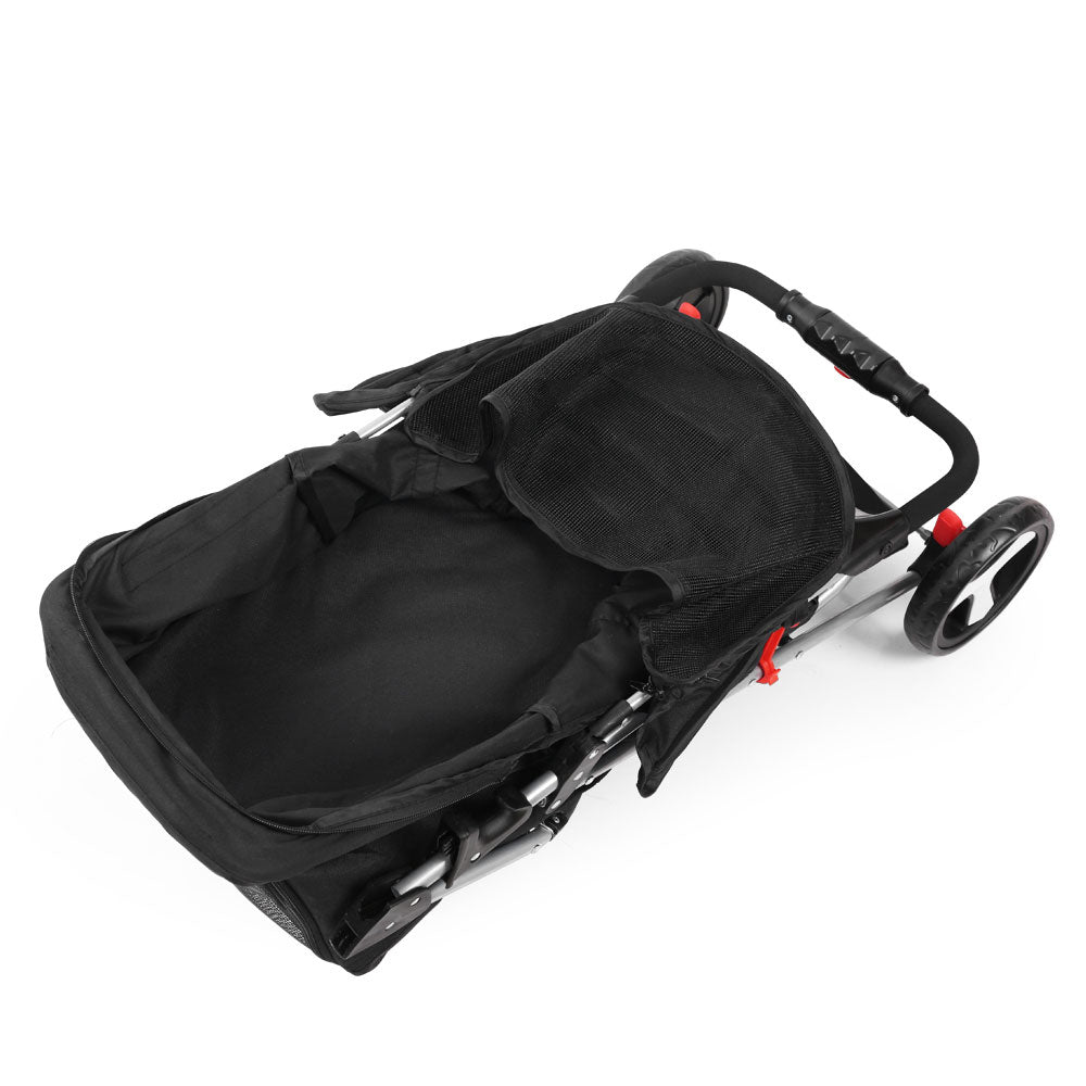 Need to take your small pet out for a walk with minimum hassle? You can, with the i.Pet Pet Stroller. It is sturdy, well-made, comfortable and comes with a host of pet-friendly features. Easy to fold and to put in the car