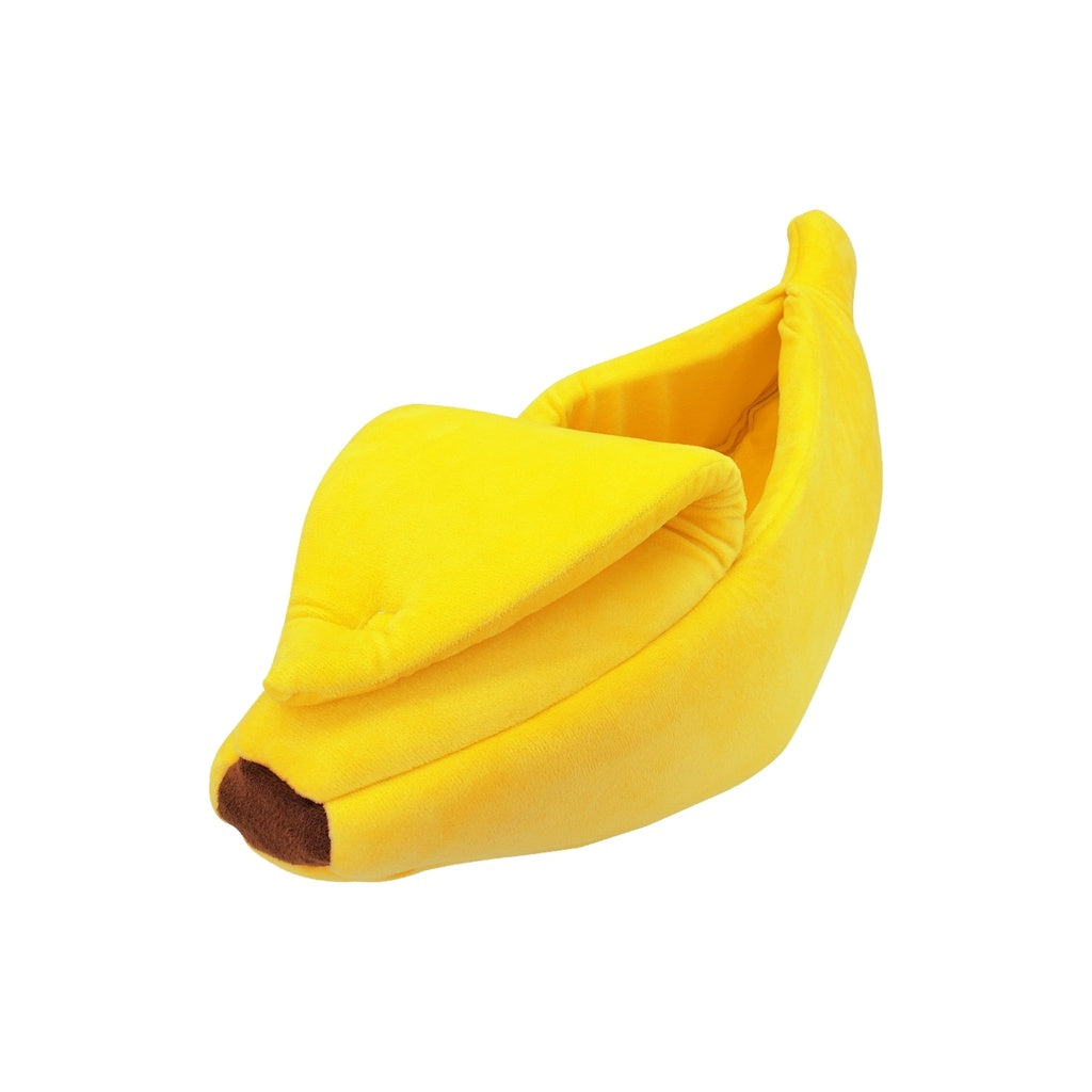 Floofi Banana Pet Bed (XL Yellow). Banana cat bed is ideal for cat rabbit or small dog and other pets, Medium ,Large, Extra Size three size give you choose, gives your furry friend a sublime sleeping space to call her own. Lovely pet bed works well in a bedroom, living room, office, or any other comfortable living space.