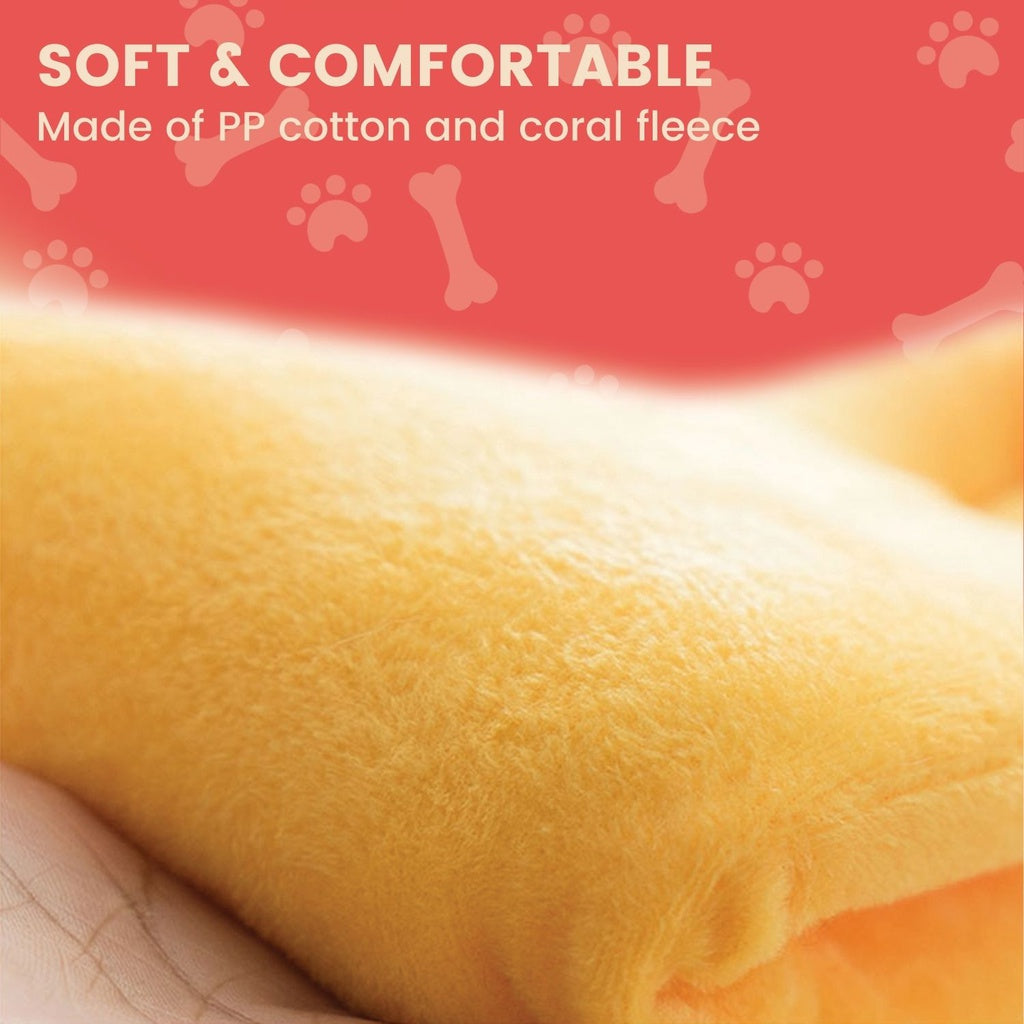 Floofi Banana Pet Bed (XL Yellow). Banana cat bed is ideal for cat rabbit or small dog and other pets, Medium ,Large, Extra Size three size give you choose, gives your furry friend a sublime sleeping space to call her own. Lovely pet bed works well in a bedroom, living room, office, or any other comfortable living space. Soft and comfortable made of PP cotton and coral fleece