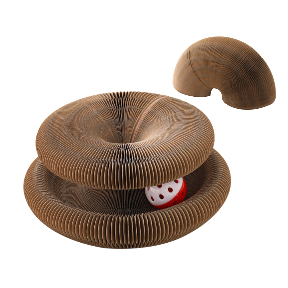 2 x Small Magic Organ Cat Kitten Scratching Board Toy Play Best Scratcher  Satisfy your cat's natural scratching instincts with our Cat Scratch toy With Bell Ball! This not only satisfies their need to scratch, it also encourages appropriate scratching behaviour. This scratcher works to promote an active lifestyle and exercise to maintain good health and shape.