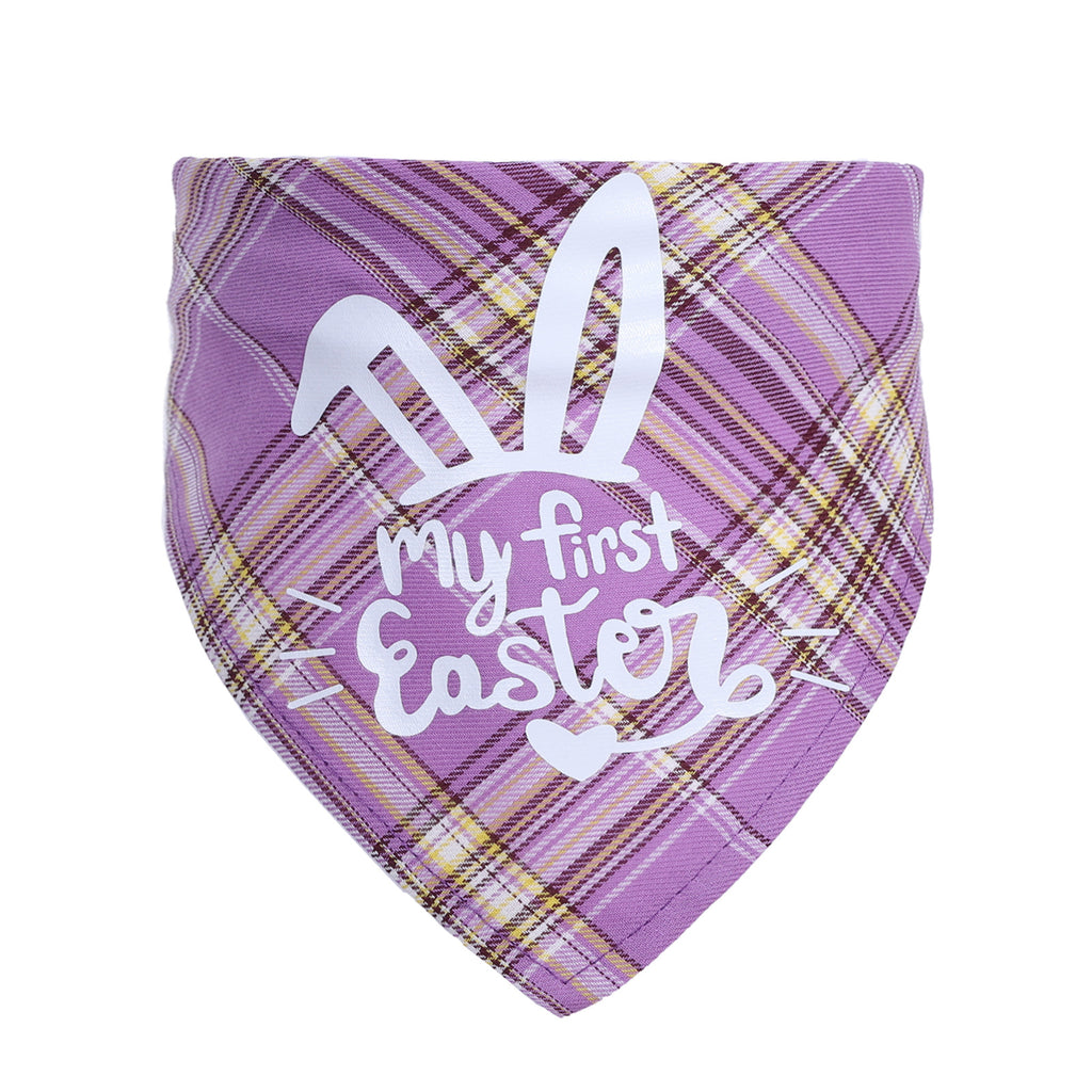 Order these twill weaving cotton happy easter bandannas for your kitty, puppy or yourself! I will make sure to post a matching photo with my cat Odin!