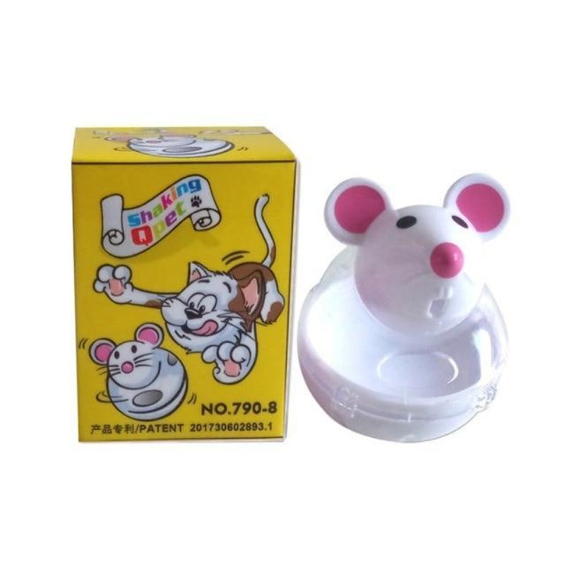 Reward your cat with treats using this Funny Mouse Rolling Dispenser to keep your cat active and healthy. 