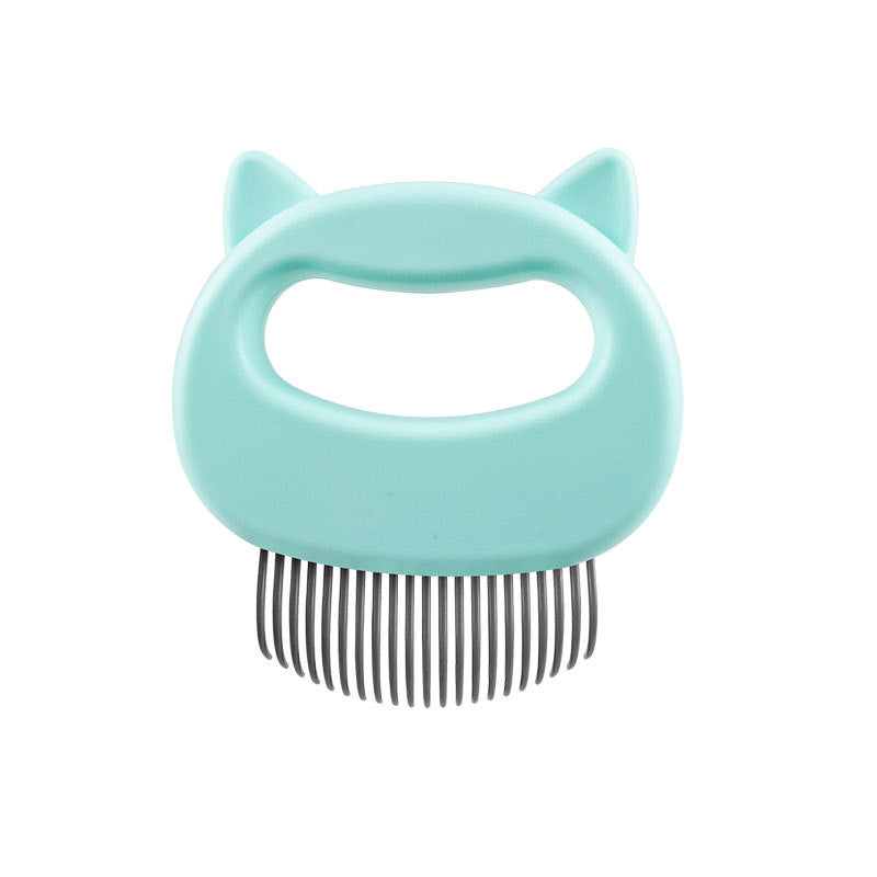 Cat massage comb. Tried and tested on our cat Odin, this longhaired frullball is loving to be brished, he lies down on the floor and stretches while we brush him. Great to remove matted fur.  Suitable for long-haired and short-haired cats  Material: ABS